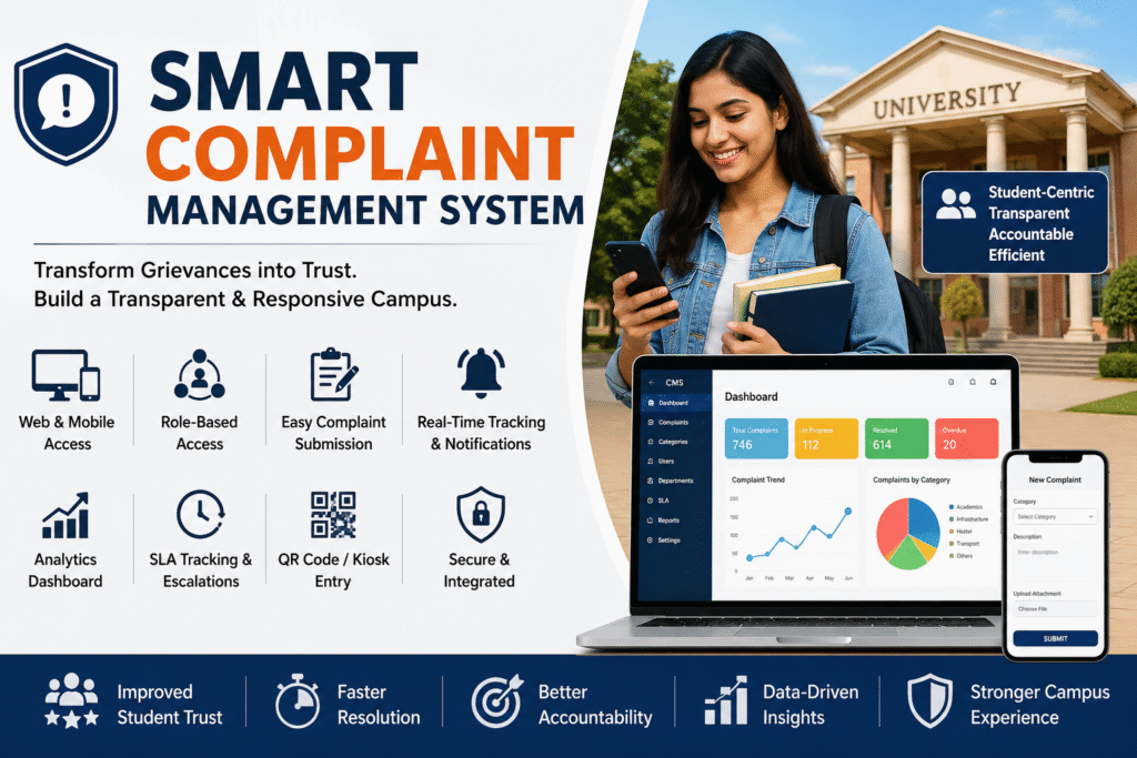 Smart Complaint Management System for Educational Institutions | Metaguard 8 Smart Complaint Management System